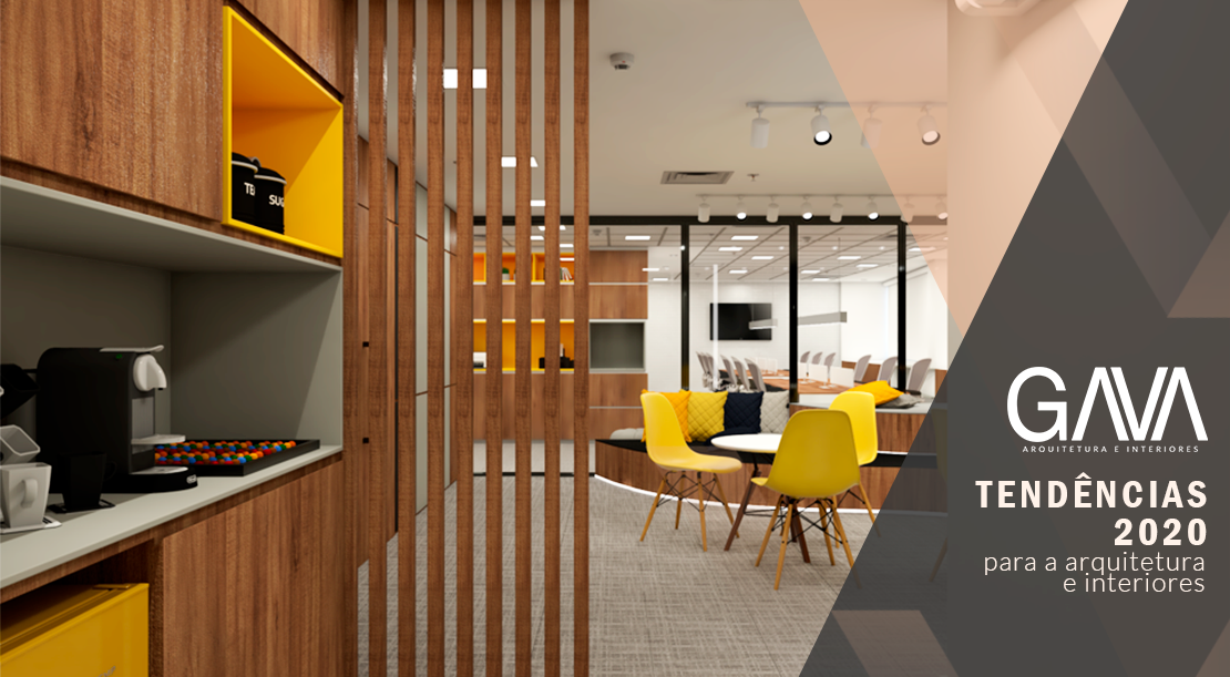 Tendências 2020 para arquitetura e interiores